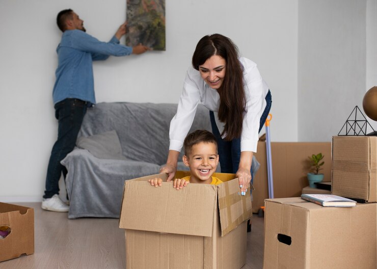 moving with kids